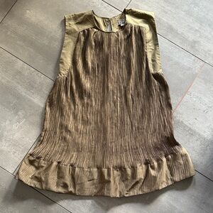 Anthropologie Olive Green Sleeveless Top